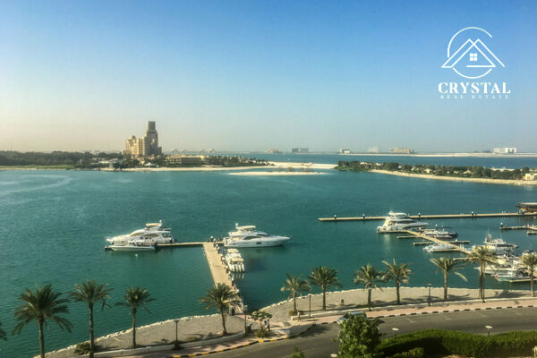 Apartment for Sale in Al Hamra Marina | Breathtaking Sea View | Furnished | High Floor